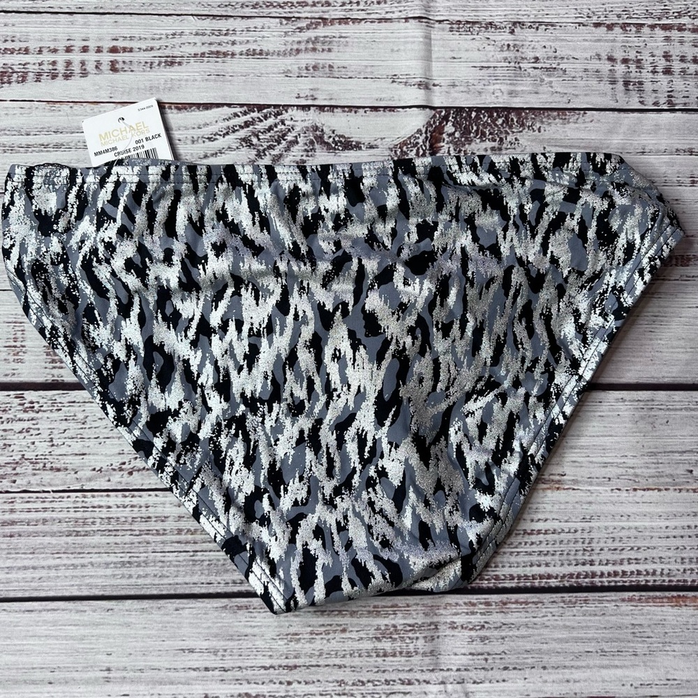 Michael Kors Metallic Bikini Swim Bottom - Picture 3 of 5